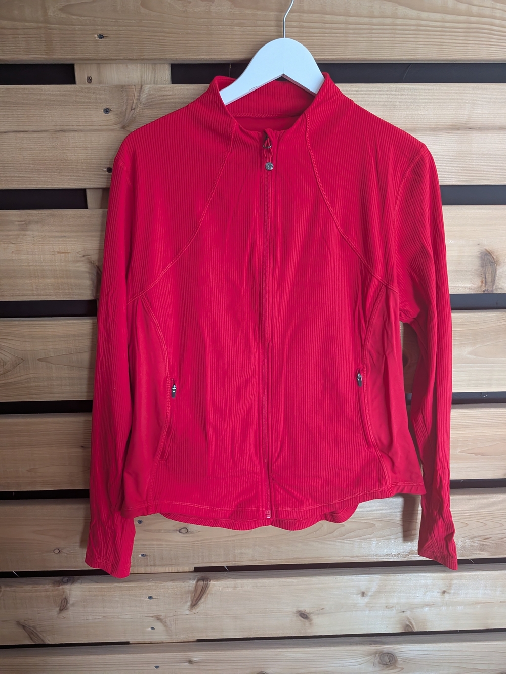 Red Women's Zip-Front Jacket